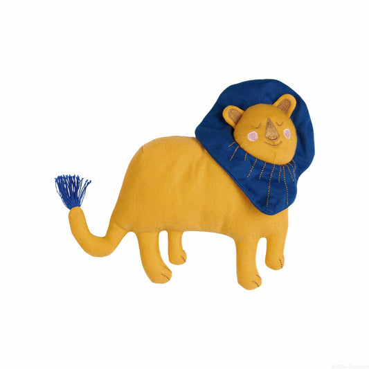 ASA Selection coppa kids Stofftier Leo Lion, Plüschtier, Kuscheltier, Schmusetier, Löwe, Polyester, 74792314