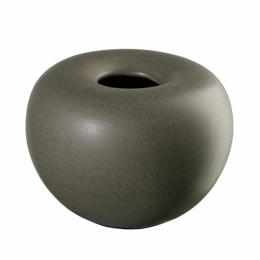 ASA Selection Vase Charcoal, Dekovase, Blumenvase, Steingut, Grau matt, 12 cm, 60001245