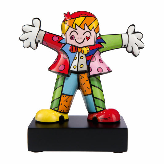 Goebel Hug Too - Figurine Pop Art Romero Britto Colorful Porcelain