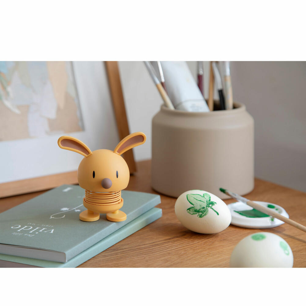 Hoptimist Dekofigur Soft Bunny S Mimosa, Hase, Wackelfigur, Kunststoff, 9 cm, 28040