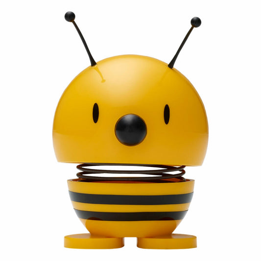 Hoptimist Bee, wobbly figure, wobbly figure, decorative figure, decorative idea, plastic, yellow, Ø 5 cm, 26246