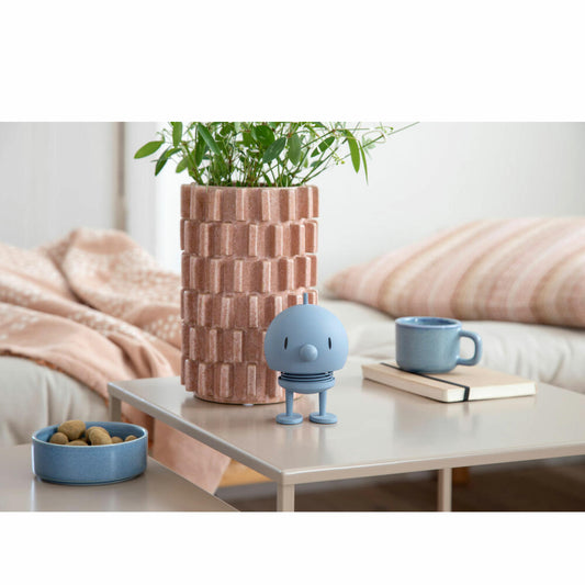 Hoptimist decorative figure Soft Bumble M Sky, wobbling figure, plastic, grey, 10.7 cm, 27921