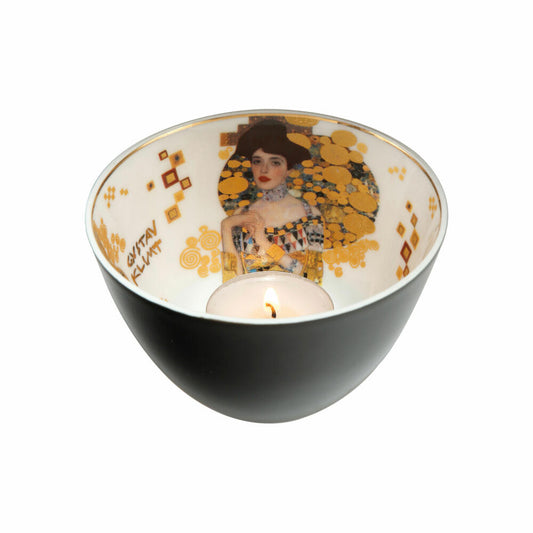 Goebel Tealight Gustav Klimt - Adele Bloch-Bauer, Artis Orbis, Tealight holder, Porcelain, Colorful, 7.5 cm, 66522211