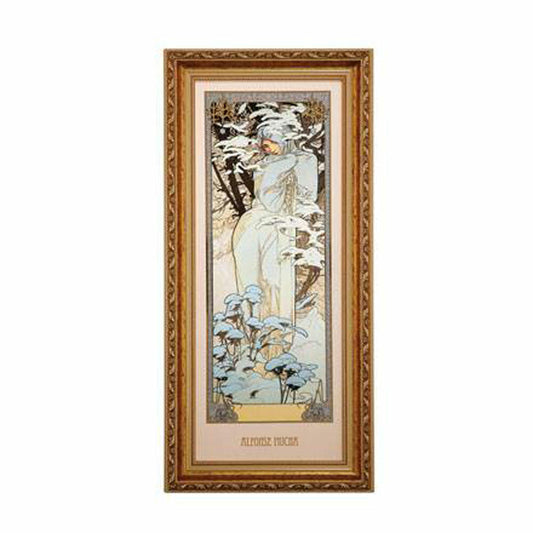 Goebel Winter 1900 - Mural Artis Orbis Alphonse Mucha Colorful Stoneware 66508591