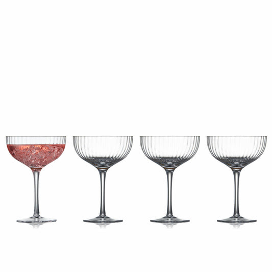 Lyngby Glas Cocktailglas Palermo 4er Set, Cocktailschalen, Glas, Klar, 315 ml, 15374