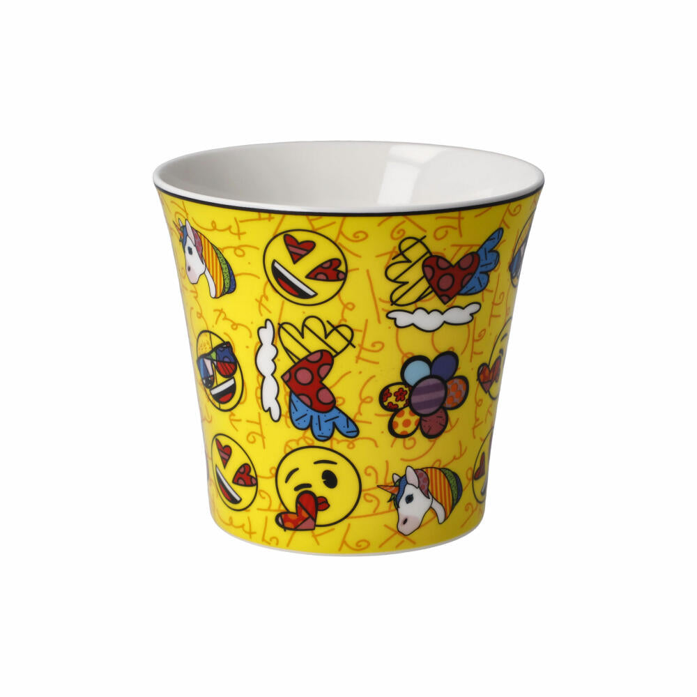 Goebel Coffee-/Tea Mug Emoji by BRITTO - Summer Feelings, Tasse, Becher, Fine Bone China, Bunt, 100 ml, 66460381