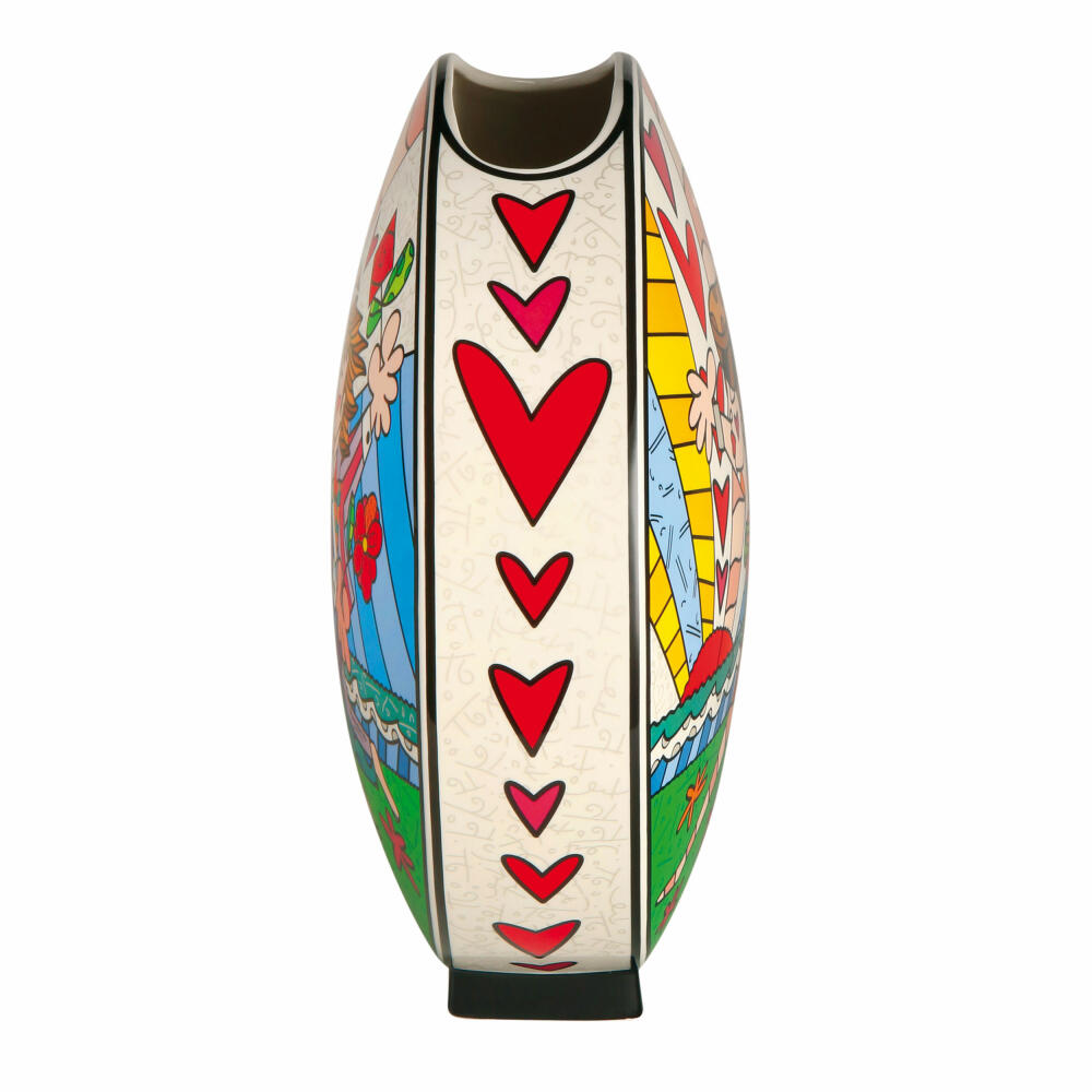 Goebel Vase Romero Britto - Falling, Pop Art, Porzellan, Bunt, 30 cm, 66453191