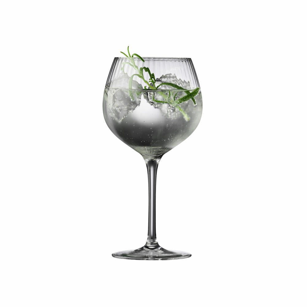 Lyngby Glas Gin & Tonic-Glas Palermo 4er Set, Gingläser, Glas, Klar, 650 ml, 14970