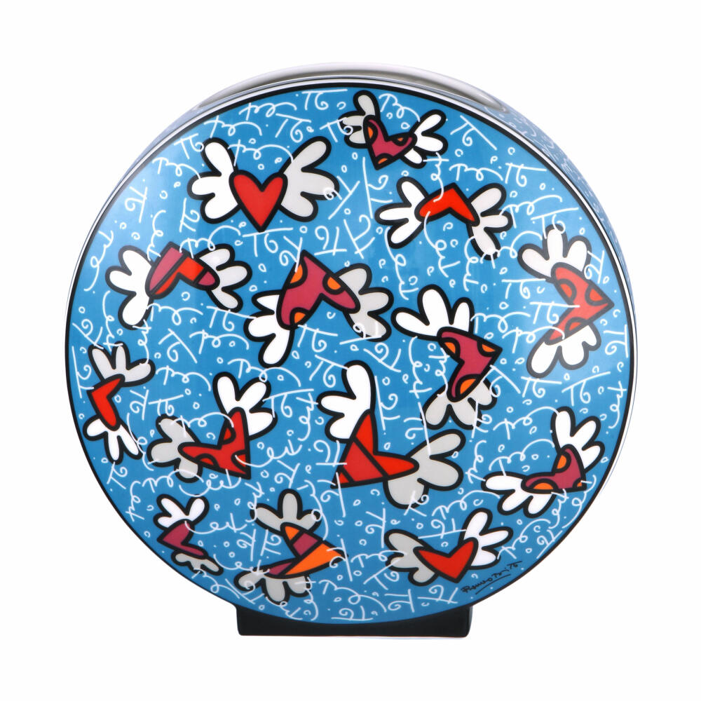 Goebel Vase Romero Britto - In Love, Pop Art, Porzellan, Bunt, 20 cm, 66453201