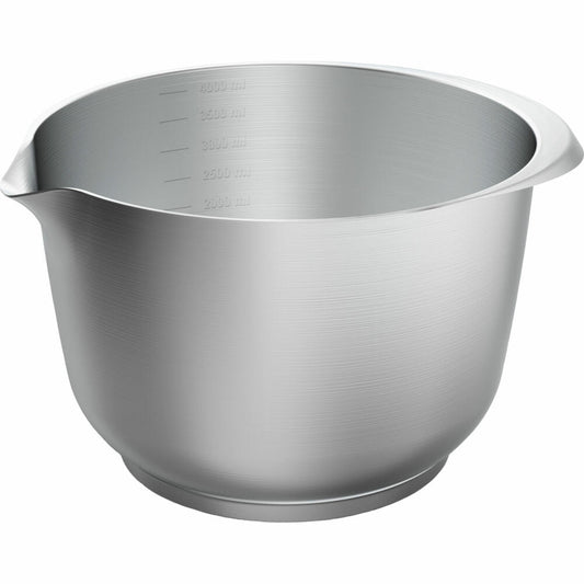 Birkmann Premium Baking Mixing and Serving Bowl, Mixing Bowl, Bowl, Stainless Steel, 4 L, 708617