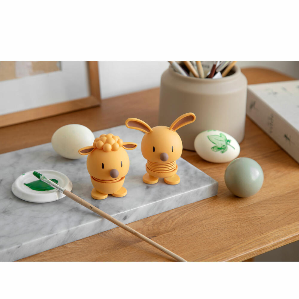 Hoptimist Dekofigur Soft Bunny S Mimosa, Hase, Wackelfigur, Kunststoff, 9 cm, 28040