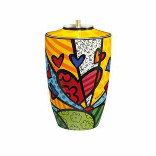 Goebel A New Day - Lamp, lamp base, Pop Art, Romero Britto, porcelain combination, colorful, 40 cm, 66452371