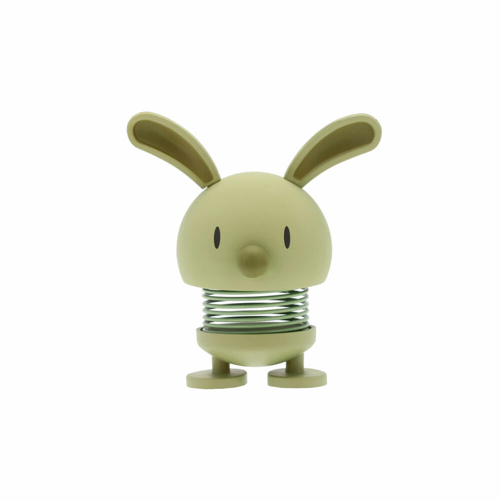 Hoptimist Dekofigur Soft Bunny S Olive, Hase, Wackelfigur, Kunststoff, 9 cm, 28041