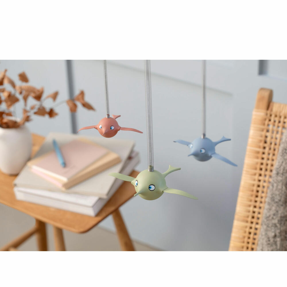 Hoptimist Hänge-Dekofigur Soft Birdie S Sky, Vogel, Mobile, ABS, 4.2 cm, 29530