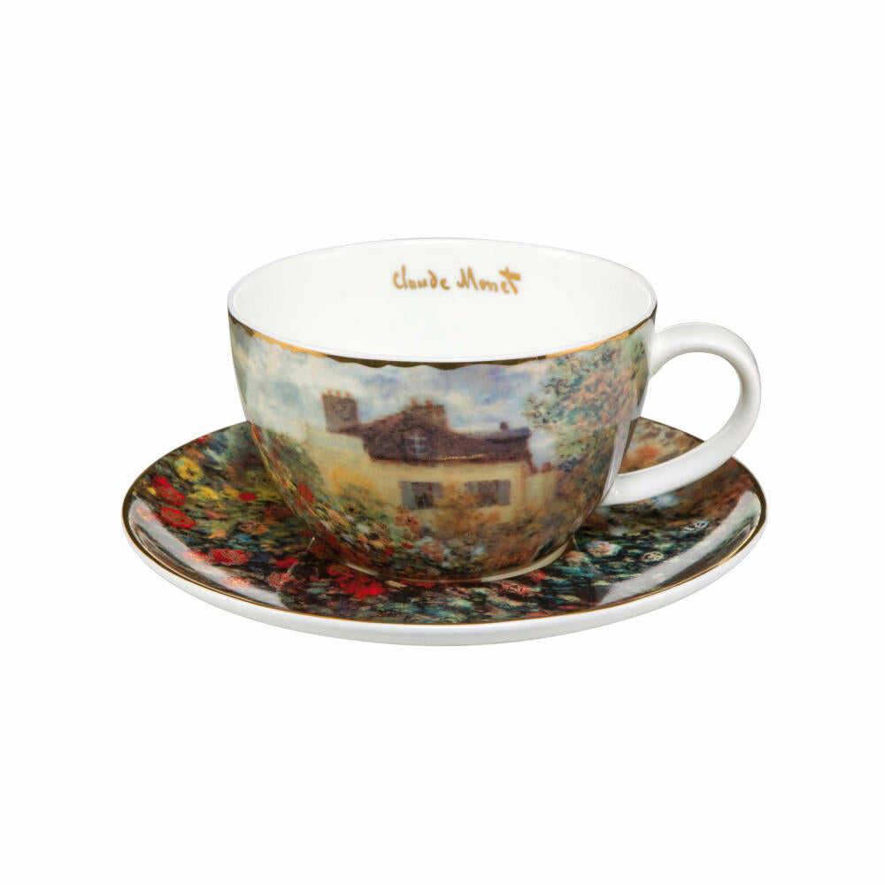 Goebel The Artists' House - Tea/Cappuccino Cup Artis Orbis Claude Monet Colorful Fine Bone China