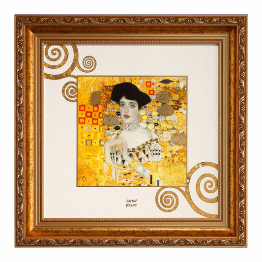 Goebel Wandbild Gustav Klimt - Adele Bloch-Bauer, Artis Orbis, Porzellan, Bunt, 31.5 x 31.5 cm, 66518561