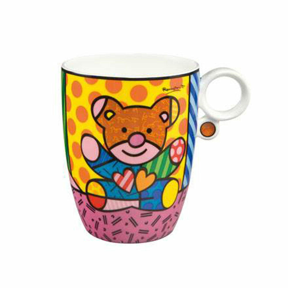 Goebel Truly Yours - Artist Mug Pop Art Romero Britto Colorful Fine Bone China 66452241