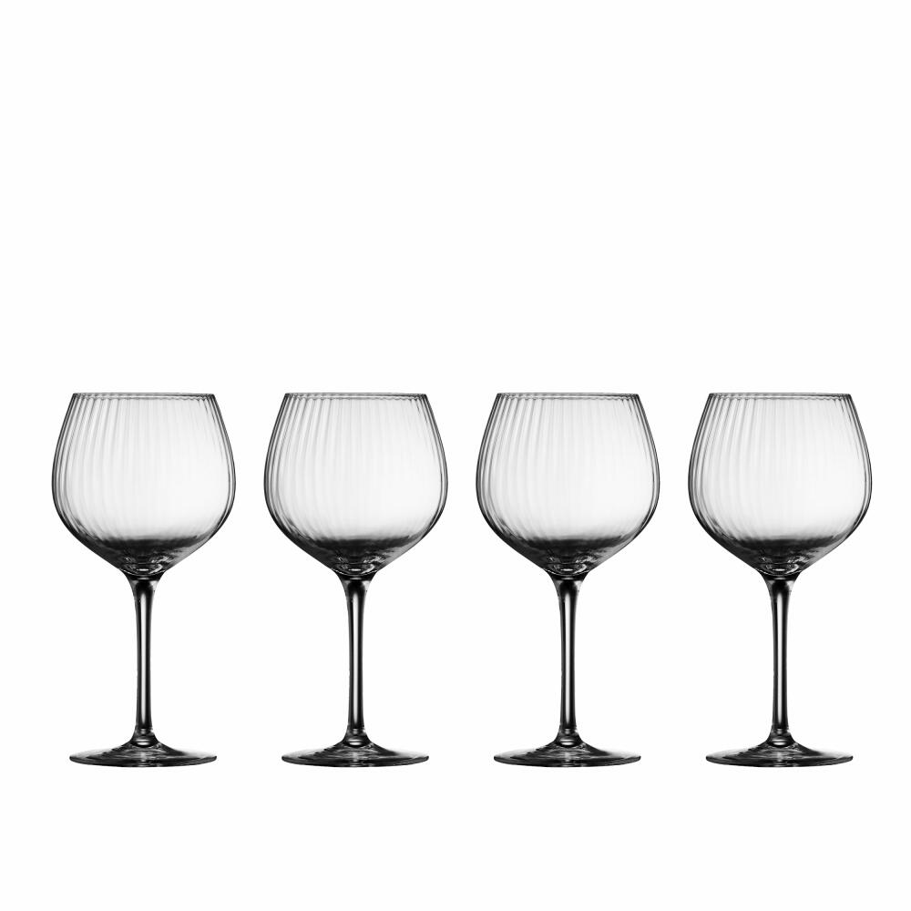 Lyngby Glas Gin & Tonic-Glas Palermo 4er Set, Gingläser, Glas, Klar, 650 ml, 14970