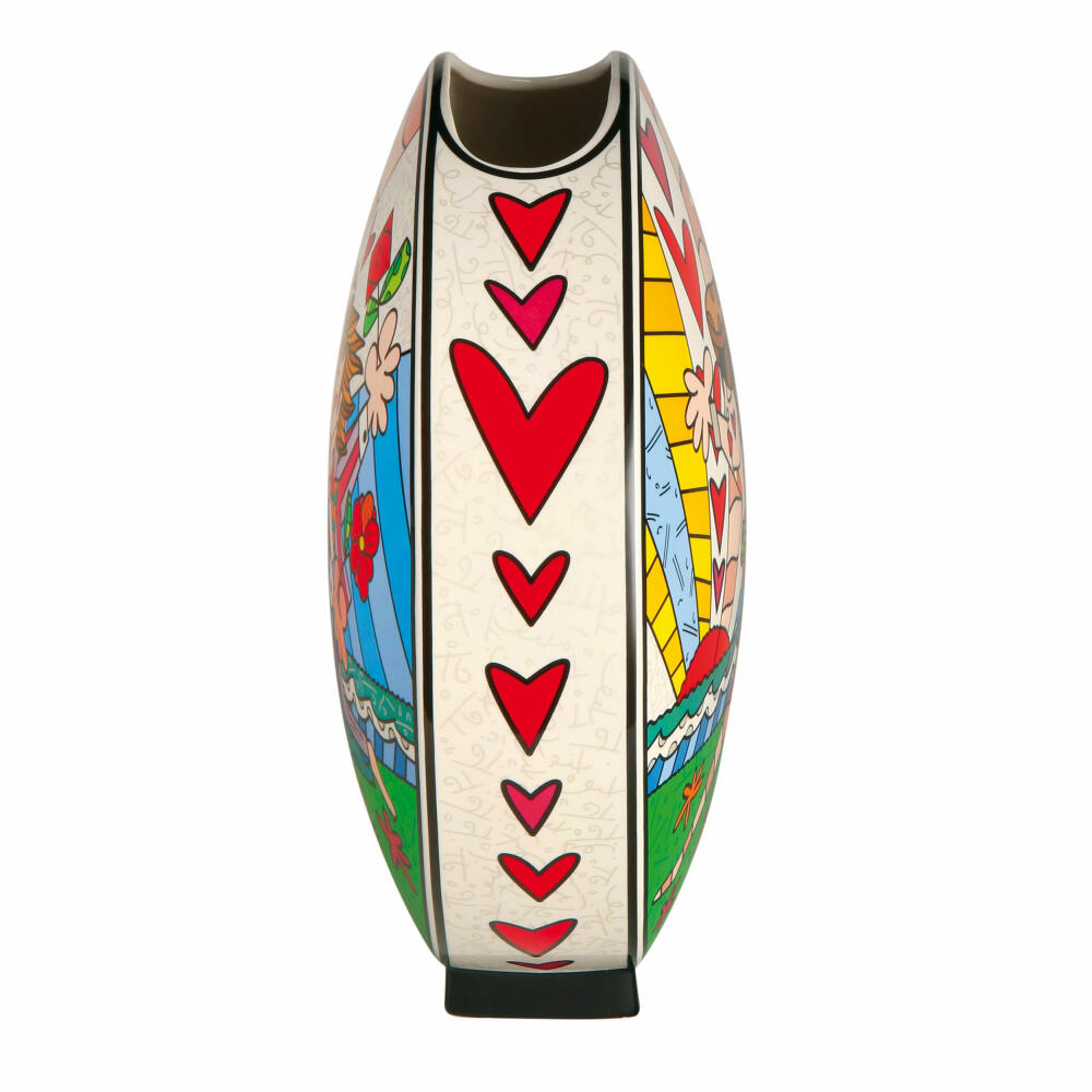 Goebel Vase Romero Britto - Falling, Pop Art, Porzellan, Bunt, 30 cm, 66453191