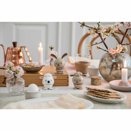 Hoptimist Small Dog, Wackelfigur, Hund Wackel Figur, Dekoidee, Dekoration, Kunststoff, Cool Grey, H 6 cm, 26125