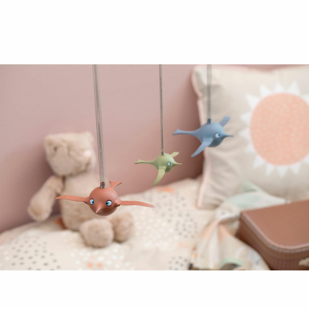 Hoptimist hanging decoration figure Soft Birdie S Ruby, bird, mobile, ABS, 4.2 cm, 29498