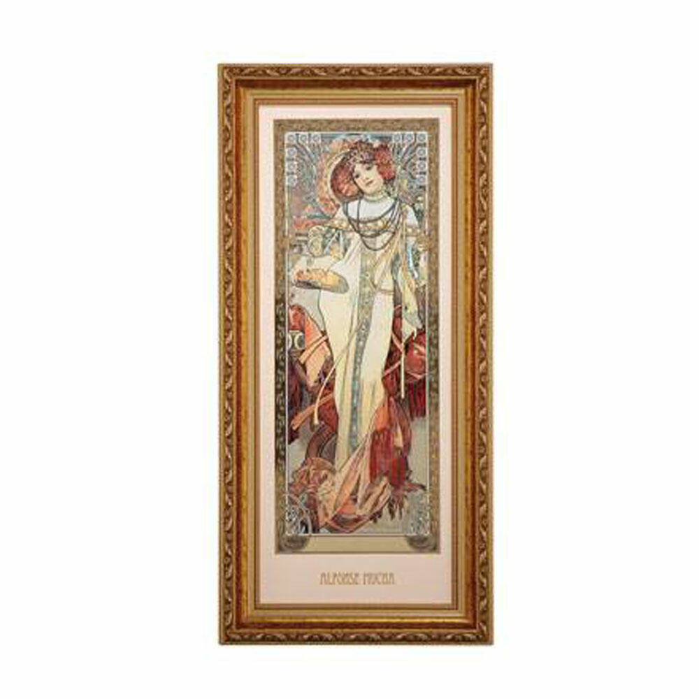 Goebel Autumn 1900 - Mural Artis Orbis Alphonse Mucha Colored Stoneware 66508581