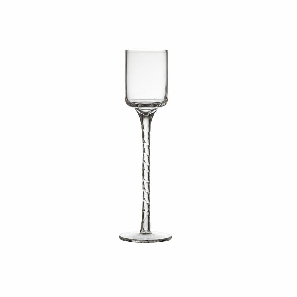 Lyngby Glas shot glass Rome set of 6, stemmed glasses, glass, clear, 18 cm, 27585