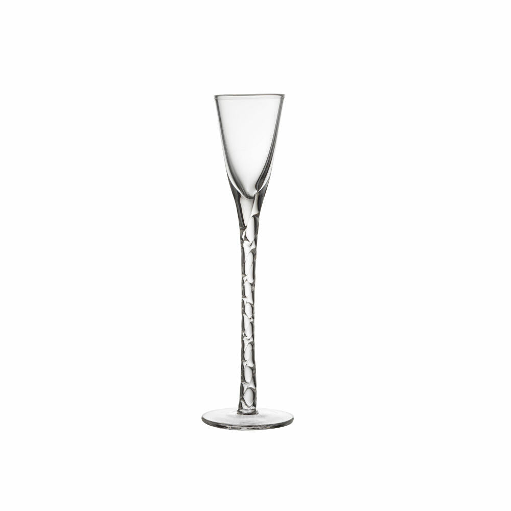 Lyngby Glas shot glass Rome set of 6, stemmed glasses, glass, clear, 18 cm, 27585