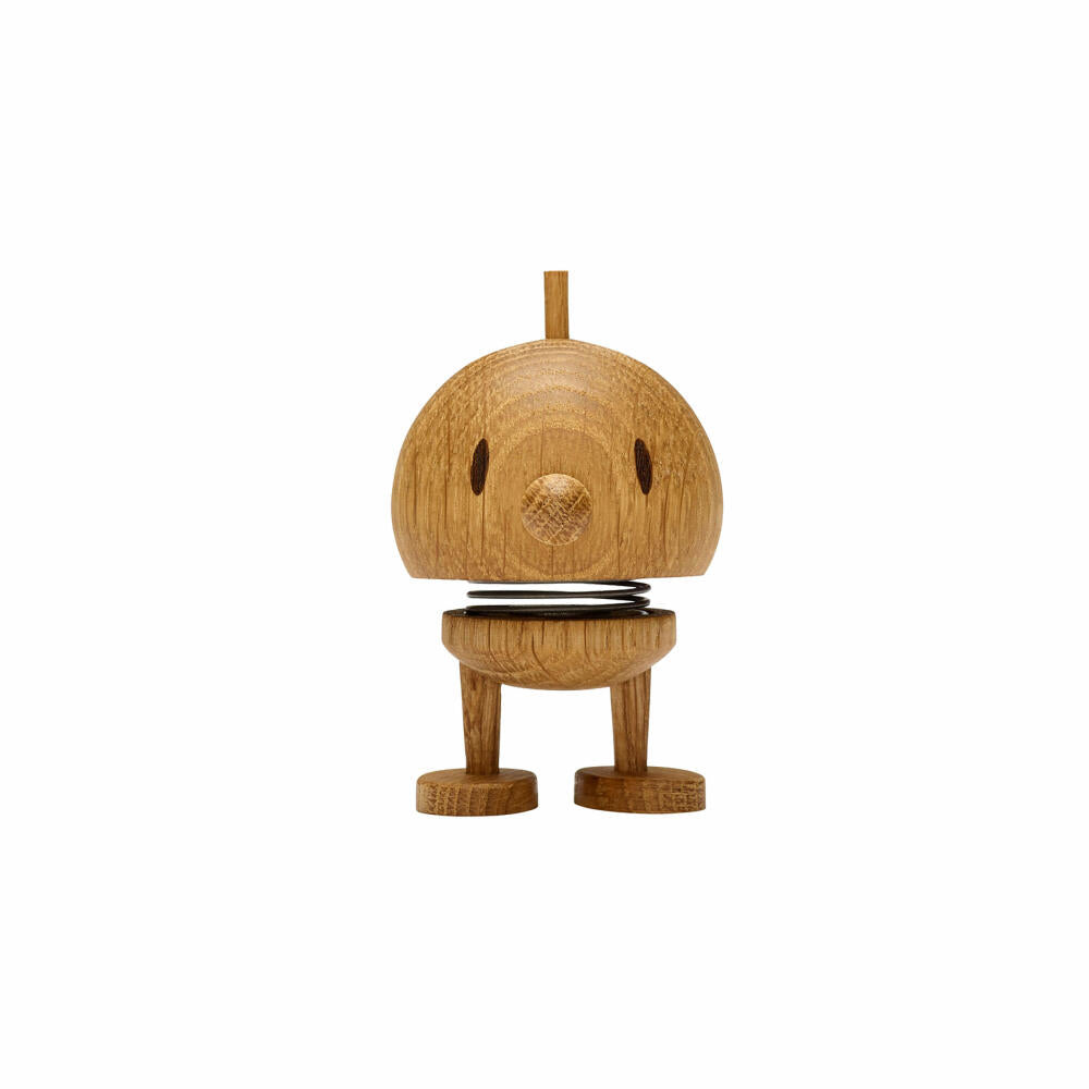 Hoptimist Dekofigur Bumble S Oak, Wackelfigur, Eichenholz, Braun, 7.8 cm, 27162