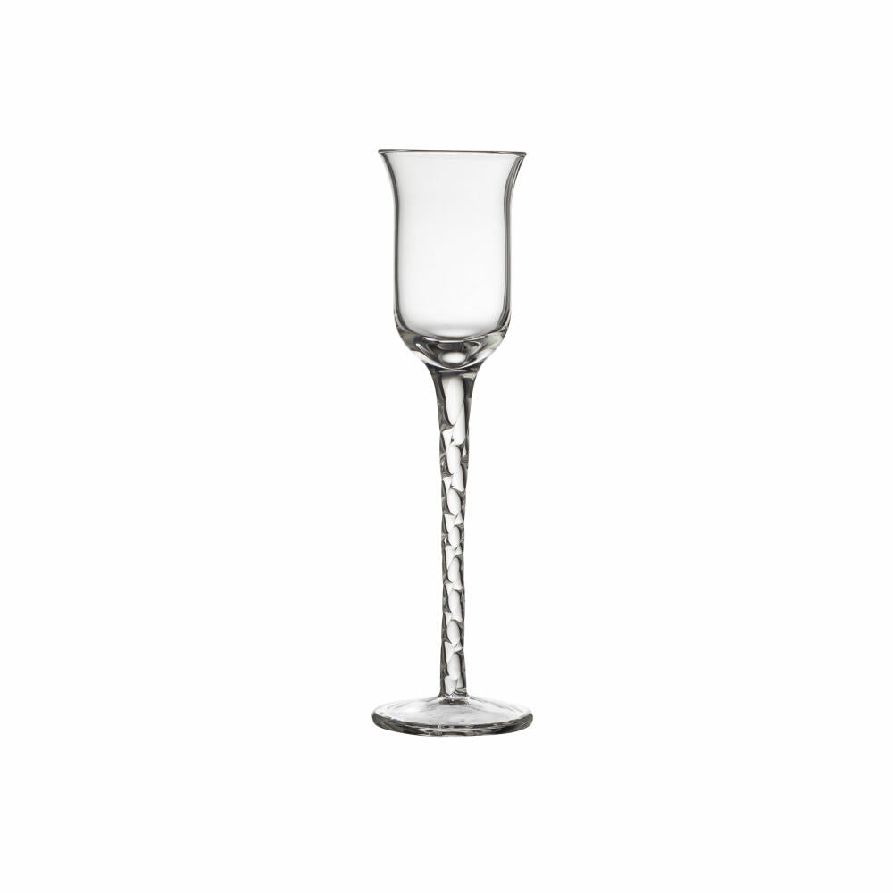 Lyngby Glas shot glass Rome set of 6, stemmed glasses, glass, clear, 18 cm, 27585