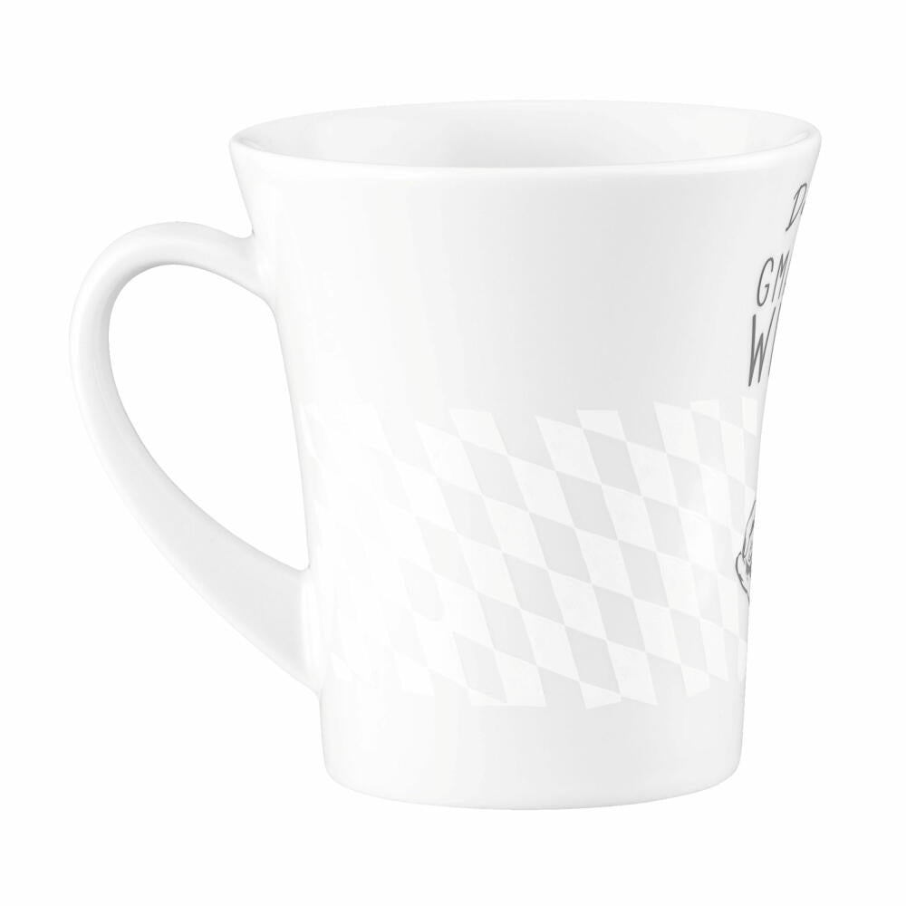 Seltmann Weiden Diva Becher Gmaahde Wiesn, Kaffeebecher, Teetasse, Tasse, Porzellan, 400 ml, 001.771943