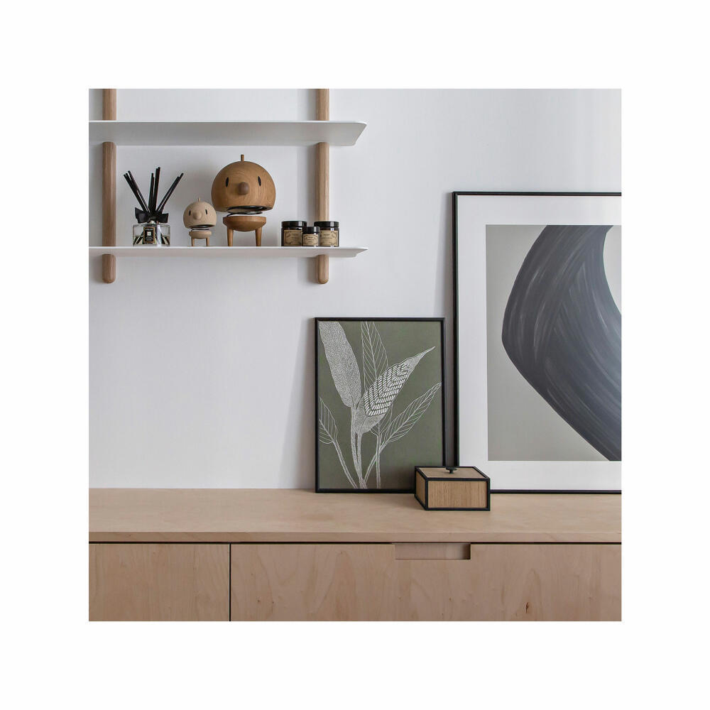 Hoptimist decorative figure Bumble M Raw Oak, wobbling figure, oak wood, light brown, 10.8 cm, 27552