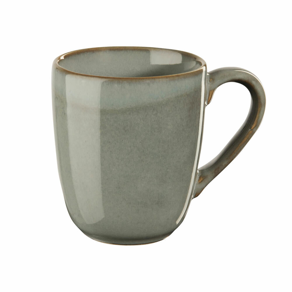ASA Selection saisons eucalyptus Henkelbecher, Henkel Becher, Kaffeebecher, Tasse, Steinzeug, Grün, 300 ml, 27061175