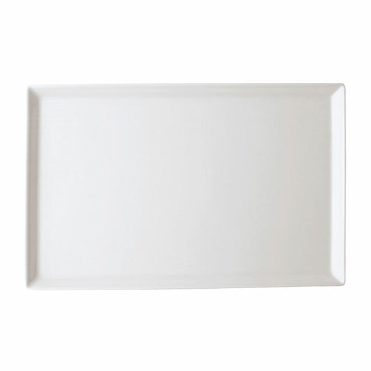 Arzberg Tric Servierplatte, Rechteckig, Beilagenplatte, Servier Platte, White, Porzellan, 15 cm, 49700-800001-12202