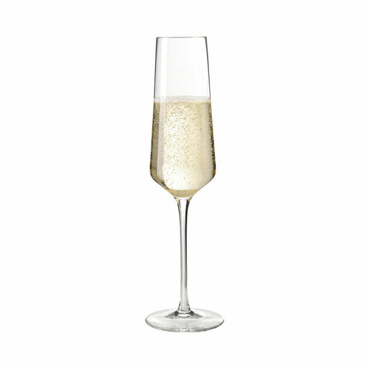 Leonardo Puccini champagne glass, sparkling wine glass, Teqton, stem glass, glass, 220 ml, 69550