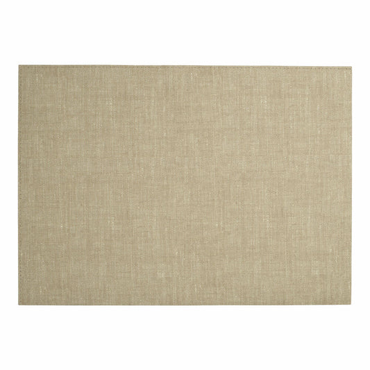 ASA Selection linen optic Tischset, Platzset, Platzdecke, Platzmatte, Untersetzer, PVC / Polyester, 46 x 33 cm, Oat / Nude, 78500076