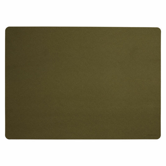 ASA Selection soft leather optic Tischset Khaki, Platzmatte, Platzdeckchen, PU, Grün, 33 x 46 cm, 78559076