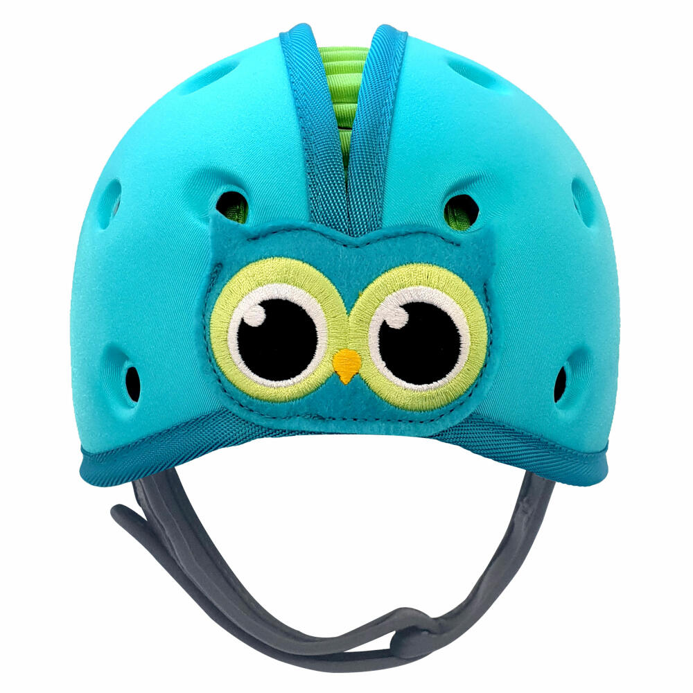 reer SafeHeadBaby Baby Helmet Owl, Head Protection, Baby Helmet, Protective Helmet, Protective Hat, Blue, SHB002