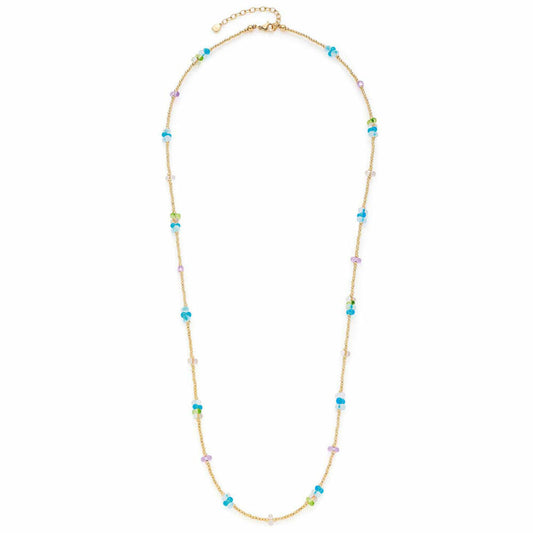 Leonardo Jewels Halskette Emina, Schmuckkette, Edelstahl, Mehrfarbig, 022436