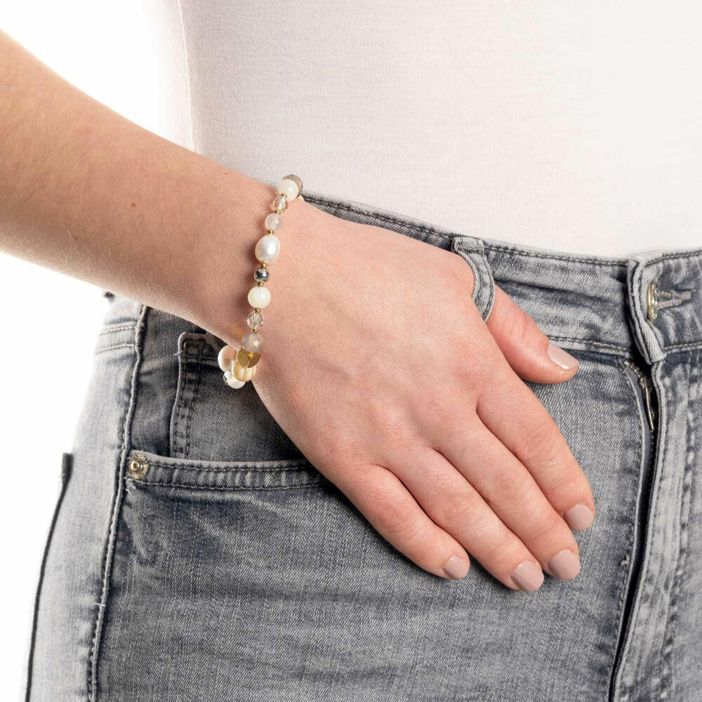 Leonardo Jewels Armband bicolor Hope, Schmuckarmband, Edelstahl, Mehrfarbig, 022633