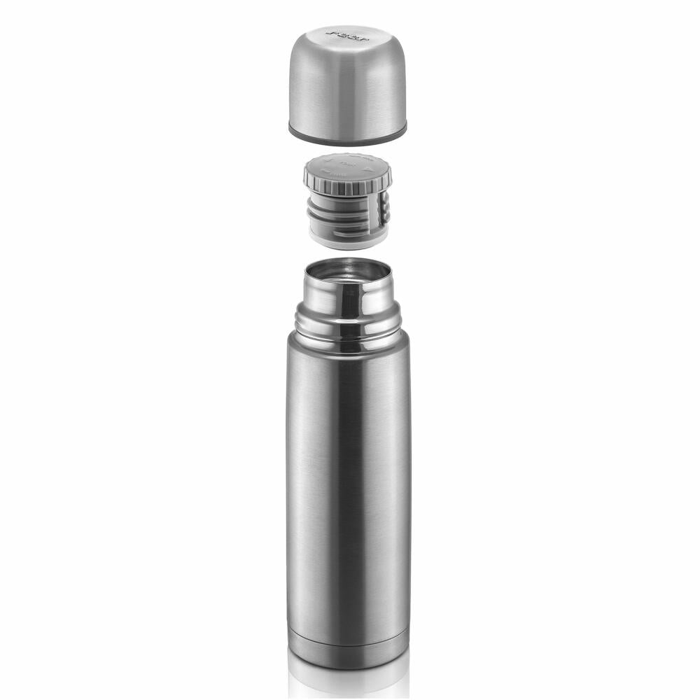 reer Pure stainless steel insulated bottle, insulated bottle, thermos flask, insulated bottle, drinking bottle, 750 ml, 90708