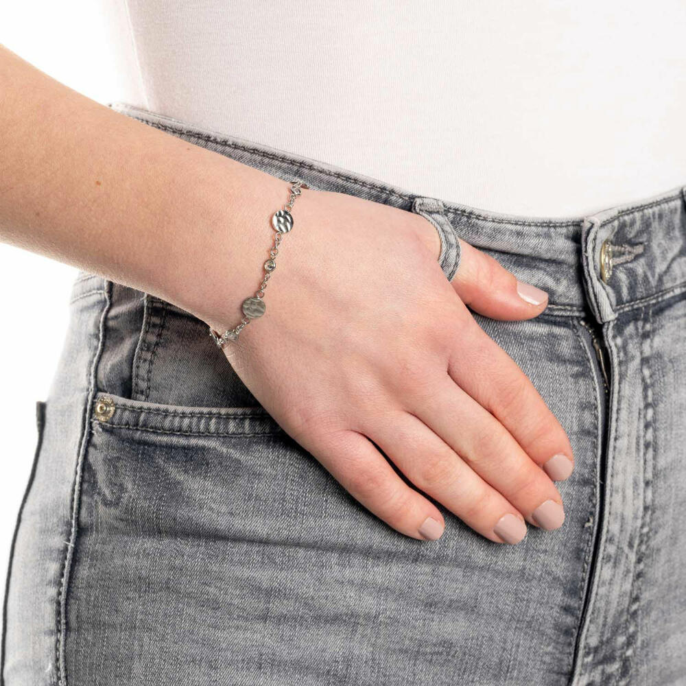 Leonardo Jewels Bracelet Milou, Jewelry Bracelet, Stainless Steel, Silver, 022488