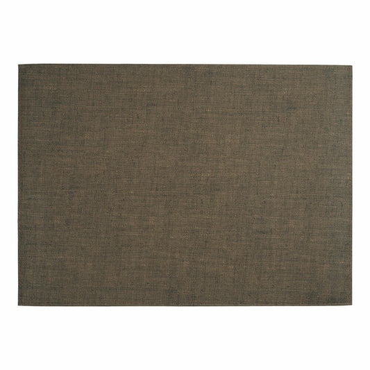 ASA Selection linen optic Tischset, Platzset, Platzdecke, Platzmatte, Untersetzer, PVC / Polyester, 46 x 33 cm, Wild Rice / Braun, 78502076