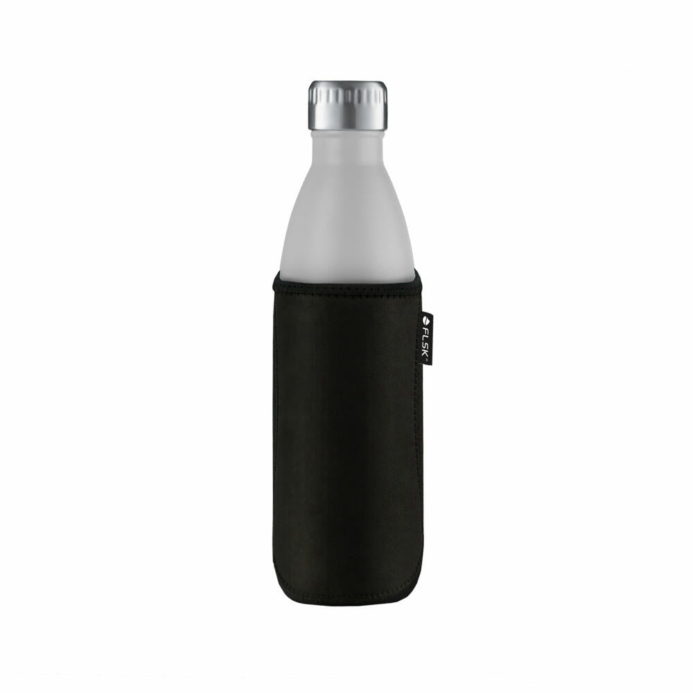FLSK Neoprentasche BLCK, für 750 ml Isolierflaschen, Neopren Tasche, Hülle, Schwarz, FL-750-NS-BLCK-011