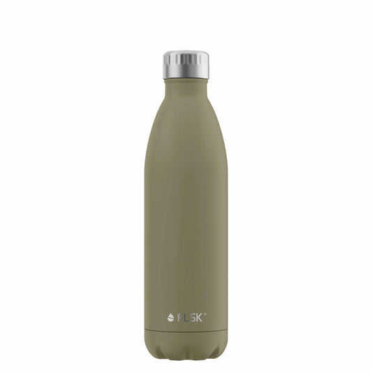 FLSK Trinkflasche Khaki, Isolierflasche, Thermoflasche, Flasche, Edelstahl, 750 ml, 1010-0750-0020