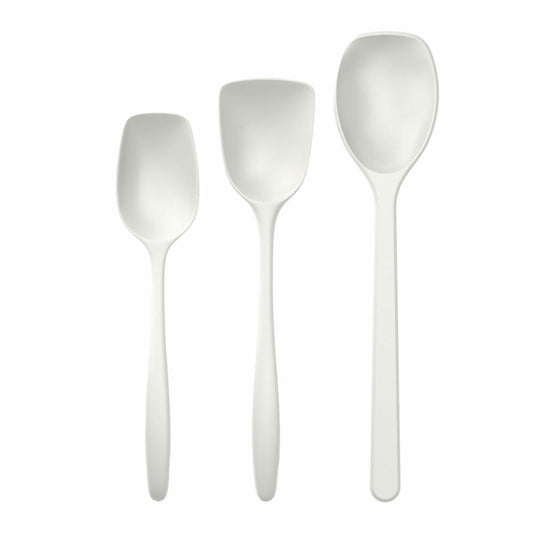 Rosti Rührlöffelset 3-tlg. New Classic, Küchenhelfer, Kunststoff, Weiß, 30128