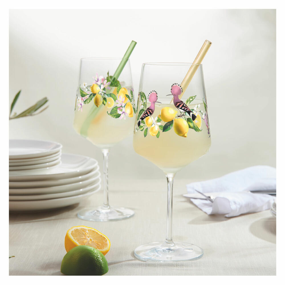 Ritzenhoff Limoncello Sommertau F24, set of 2, R. Richter, aperitif glass, crystal glass, 544 ml, 6041005