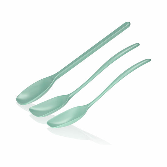 Rosti Rührlöffelset 3-tlg. New Classic, Küchenhelfer, Kunststoff, Nordic Green, 30135