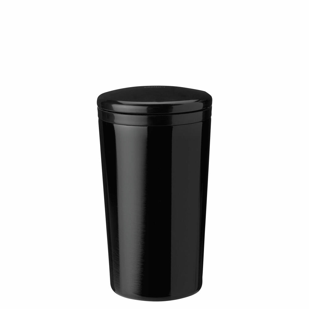 Stelton Thermo Mug Carrie Black, Drinking Mug, Stainless Steel, Plastic, Black, 400 ml, 361