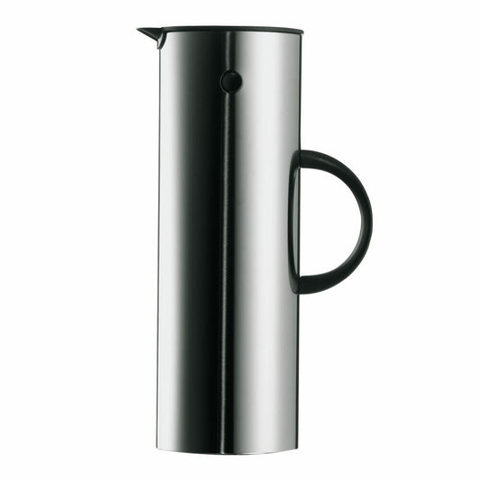 Stelton EM77 Isolierkanne, Thermokanne, Kanne, Kunststoff, Stahl, 1 L, 900